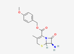 Two-dimensional chemical structure of Ceftolozane Impurity 3, CAS 47288-83-5