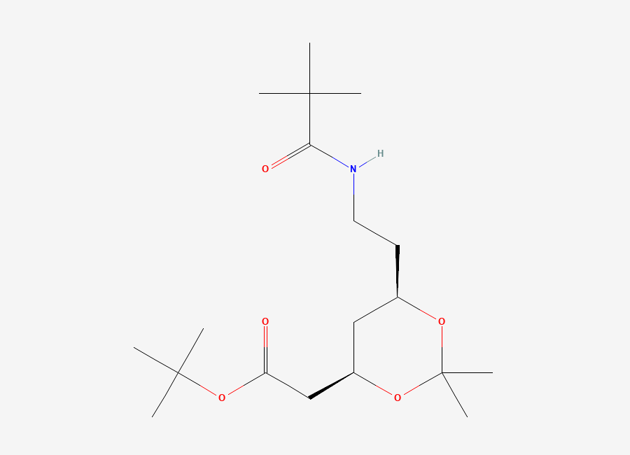 Two-dimensional chemical structure of Atorvastatin Impurity 152, CAS 191917-95-0