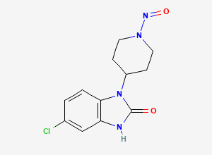 Two-dimensional chemical structure of N-Nitroso Domperidone EP Impurity A