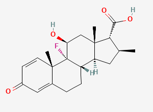 Two-dimensional chemical structure of Betamethasone Impurity 61, CAS 1203841-45-5