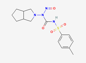Two-dimensional chemical structure of N-Nitroso Gliclazide