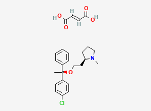 Two-dimensional chemical structure of (E)-but-2-enedioic acid, CAS 61826-30-0