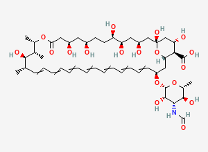 Two-dimensional chemical structure of N-Formyl Amphotericin B