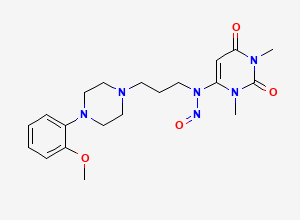 Two-dimensional chemical structure of N-Nitroso Urapidil Impurity