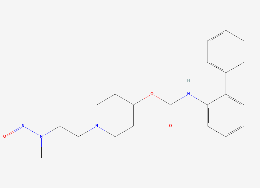Two-dimensional chemical structure of N-Nitroso Revefenacin Impurity-2