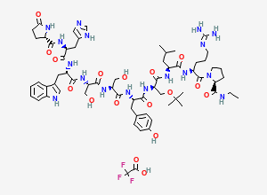 Two-dimensional chemical structure of Buserelin EP Impurity F (TFA Salt)