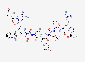 Two-dimensional chemical structure of Buserelin EP Impurity F (Free Base)