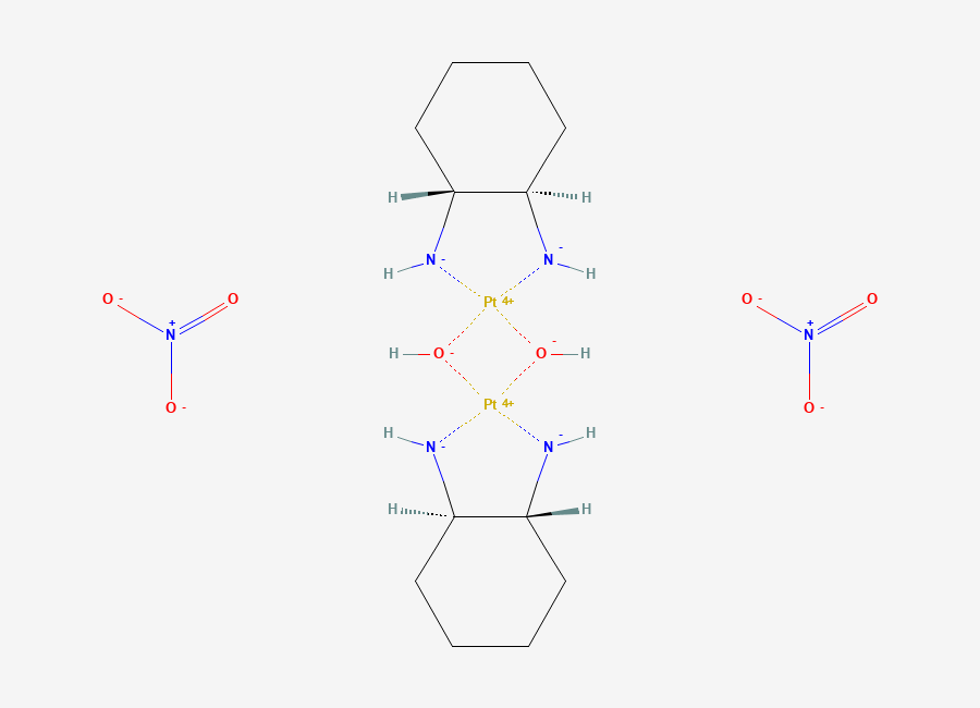Two-dimensional chemical structure of Oxaliplatin EP Impurity E