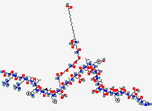 Two-dimensional chemical structure of [Glu]17-Semaglutide (Na salt)