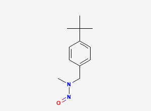 Two-dimensional chemical structure of N-(4-(tert-butyl)benzyl)-N-methylnitrous amide