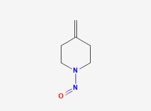 Two-dimensional chemical structure of 4-Methylene-1-nitrosopiperidine, CAS 3053220-60-0