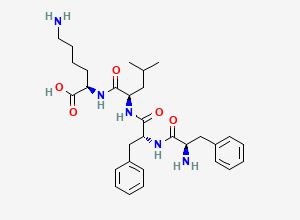 Two-dimensional chemical structure of Difelikefalin Acid Impurity, CAS 3029769-41-0