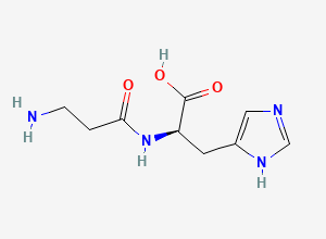 Two-dimensional chemical structure of D-Carnosine