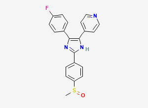 Two-dimensional chemical structure of Sb-203580