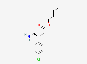 Two-dimensional chemical structure of Baclofen Impurity G, CAS 114661-63-1