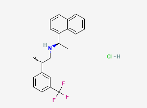 Two-dimensional chemical structure of Cinacalcet Impurity 14 (HCl Salt)
