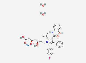 Two-dimensional chemical structure of Atorvastatin Impurity 158