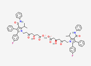 Two-dimensional chemical structure of 5-Oxo Atorvastatin Calcium Salt