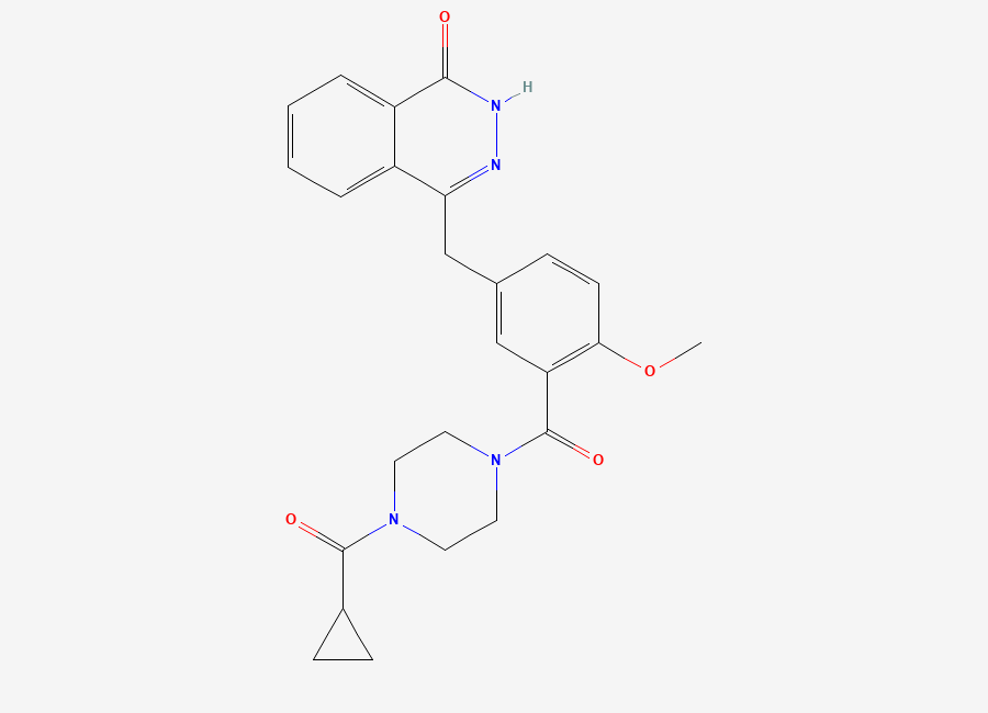 Two-dimensional chemical structure of Olaparib Methoxy Derivative