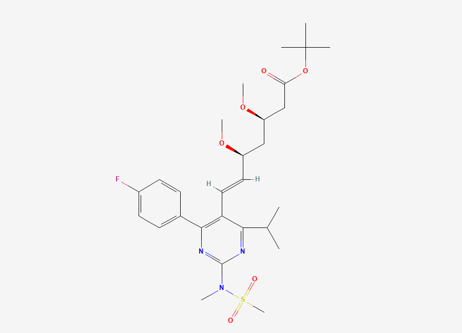 Two-dimensional chemical structure of Rosuvastatin Impurity 149