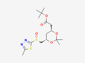 Two-dimensional chemical structure of Rosuvastatin Impurity 173