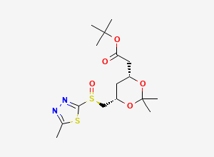 Two-dimensional chemical structure of Rosuvastatin Impurity 174