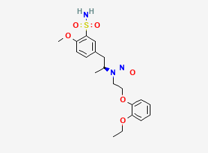 Two-dimensional chemical structure of N-Nitroso (S)Tamsulosin