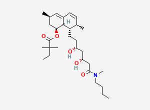 Two-dimensional chemical structure of Simvastatin Impurity 16
