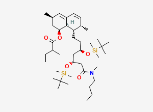 Two-dimensional chemical structure of Simvastatin Impurity 18