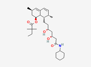 Two-dimensional chemical structure of Simvastatin Impurity 19