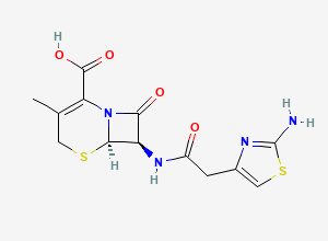 Two-dimensional chemical structure of Cefotiam Impurity 25, CAS 58684-56-3