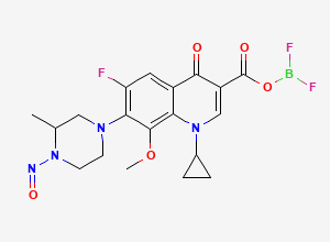 Two-dimensional chemical structure of N-nitroso of GAT-II