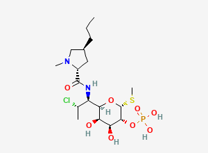 Two-dimensional chemical structure of Clindamycin Diastereomer 2-Phosphate, CAS 1800297-62-4