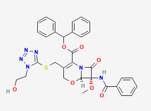 Two-dimensional chemical structure of Flomoxef Impurity 2, CAS 1208982-59-5