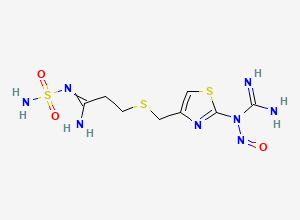 Two-dimensional chemical structure of N-Nitroso Famotidine 1