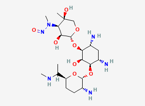 Two-dimensional chemical structure of N-Nitroso Gentamicin-1