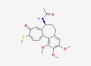 Two-dimensional chemical structure of Thiocolchicine, CAS 2730-71-4