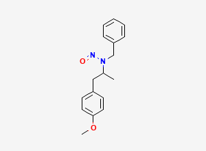 Two-dimensional chemical structure of N-Nitroso Formoterol Amine