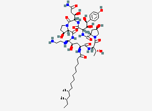 Two-dimensional chemical structure of Caspofungin Impurity 8