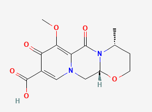 Two-dimensional chemical structure of Dolutegravir Impurity 24