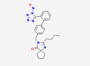 Two-dimensional chemical structure of Irbesartan Nitroso Impurity 1