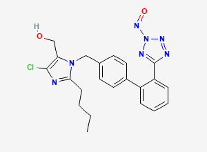 Two-dimensional chemical structure of N-Nitroso Losartan