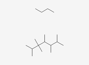 Two-dimensional chemical structure of butane;2,3,3,4,5,6-hexamethylheptane