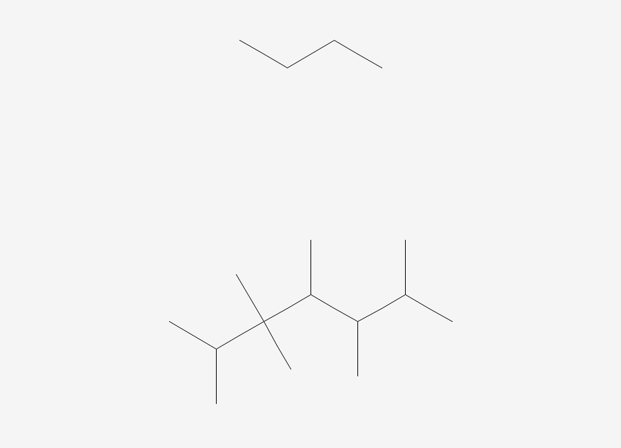 Two-dimensional chemical structure of butane;2,3,3,4,5,6-hexamethylheptane