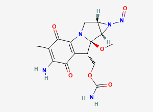 Two-dimensional chemical structure of N-Mitroso Mitomycin C
