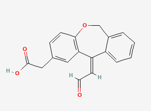 Two-dimensional chemical structure of Olopatadine