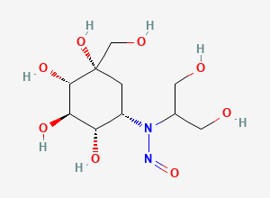 Two-dimensional chemical structure of N-Nitroso Voglibose