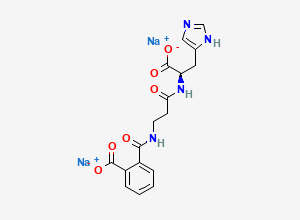 Two-dimensional chemical structure of Carnosine Impurity 6 (2Na Salt)