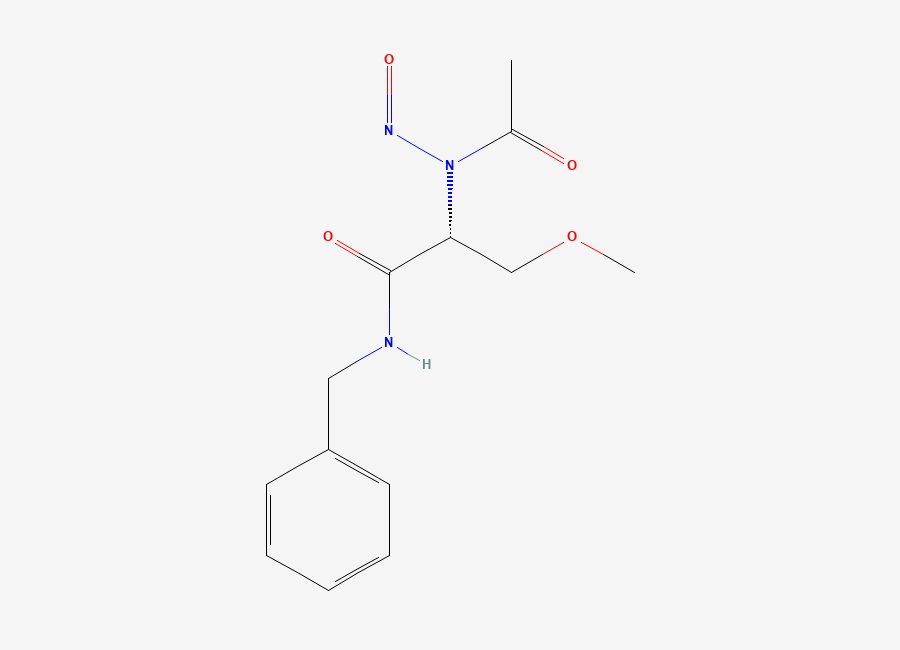 Two-dimensional chemical structure of N-Nitroso Lacosamide