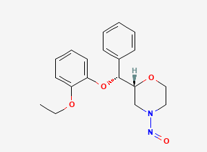 Two-dimensional chemical structure of N-Nitroso Reboxetine